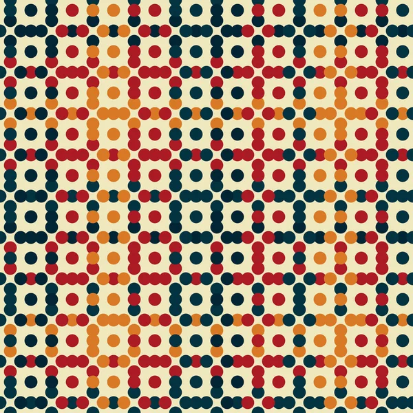 Vintage points seamless pattern — Stock Vector