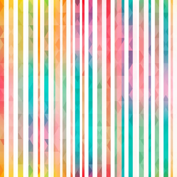Rayas de arco iris patrón sin costura — Vector de stock