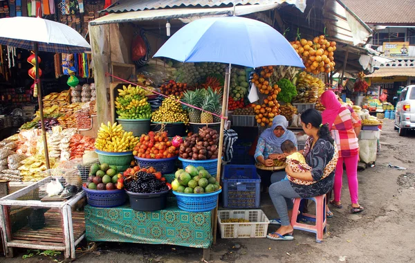 Asian fruit market — Stock Photo, Image