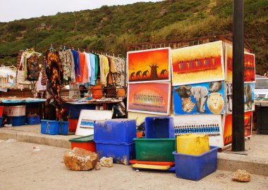 Afrika sokak pazarı