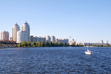 modern bir yerleşim bölgesi obolon (Kiev, Ukrayna)