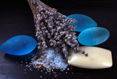 Lavanta banyo tuzu ve sabun