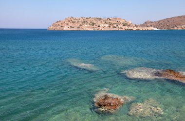 spinalonga Island, Venedik Kalesi ve cüzam kolonisi (Girit, g