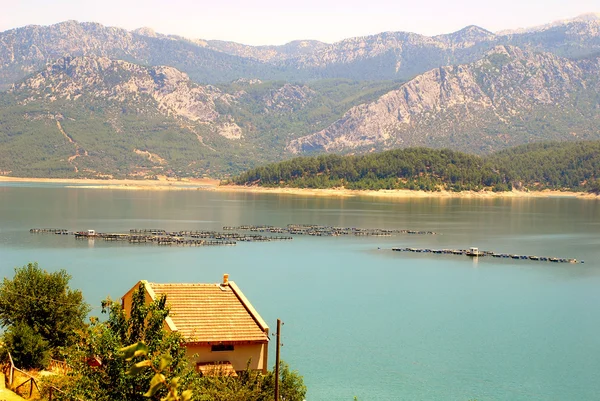 Fish farm in Turkey — Stock Photo, Image