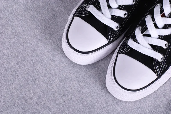 Zapatillas negras y blancas hotsell