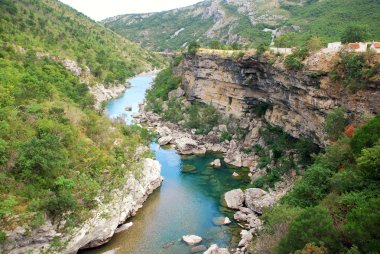 Tara river canyon Karadağ Dağları