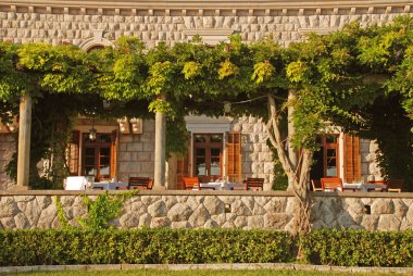 Restoranın açık teras (İtalya)