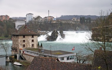 Rheinfall in Schaffhausen, Switzerland clipart