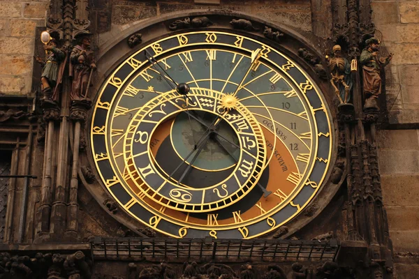 Den astronomiska klockan i Prag — Stockfoto