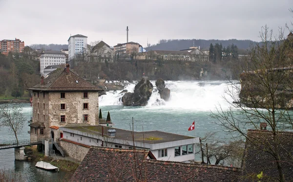 Rheinfall in schaffhausen, Zwitserland — Stockfoto