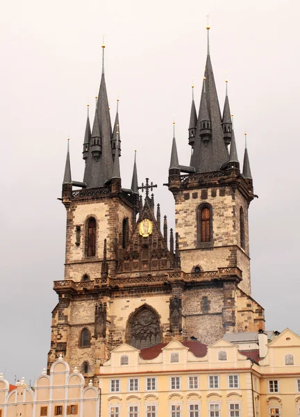 Chiesa di Nostra Signora prima di Tyn (Praga, Repubblica Ceca ). — Foto Stock