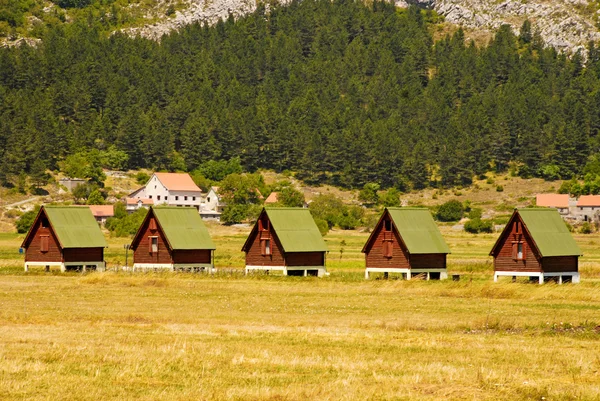 Acampamento ecoturístico (Montenegro ) — Fotografia de Stock
