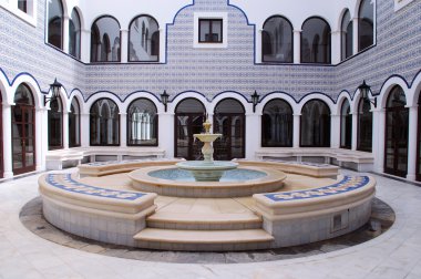 Fountain in arabic patio