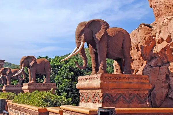 Statue of elephants — Stock Photo, Image