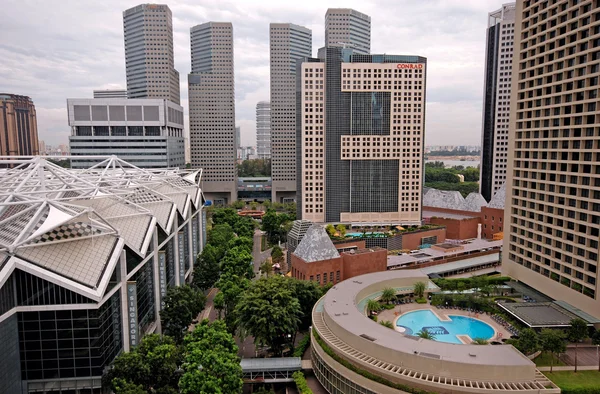 Singapur cityscape — Stok fotoğraf