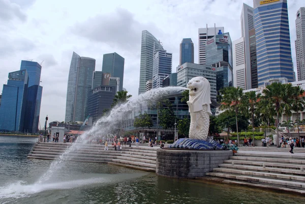 Merlion Park, Singapore — Stock Photo, Image