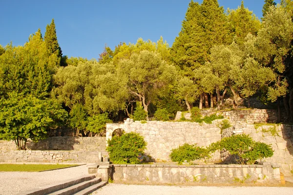 Italienska trädgården — Stockfoto