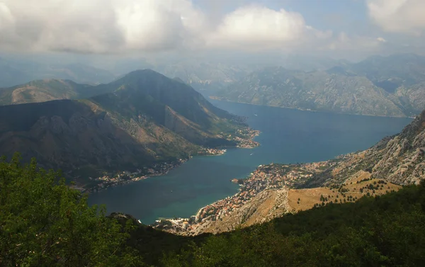 Baía de Kotor, montenegro — Fotografia de Stock