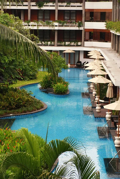 Luxusní tropické hotel (Bali) — Stock fotografie