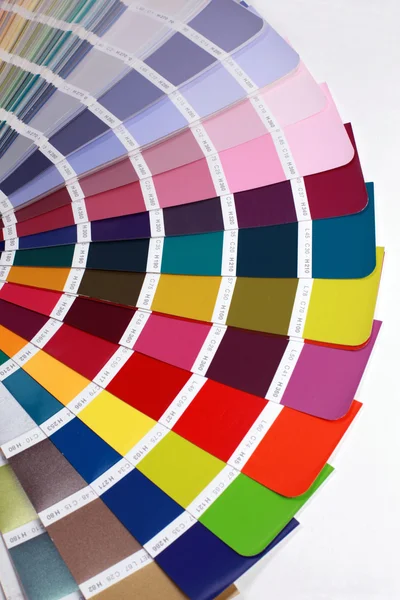 Szczegóły paleta kolorów ral — Zdjęcie stockowe