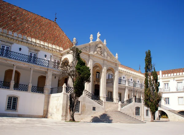 Famous oldest university of Coimbra(Portugal) — Stock Photo, Image