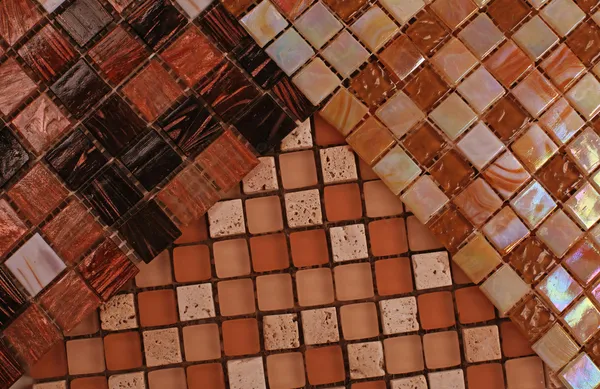 Três amostras de mosaico — Fotografia de Stock
