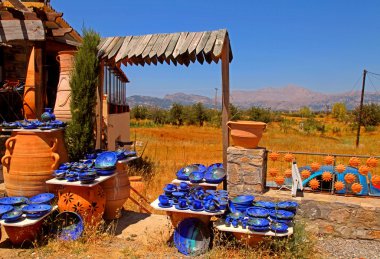 kırsal çömlek Dükkanı (crete, Yunanistan)