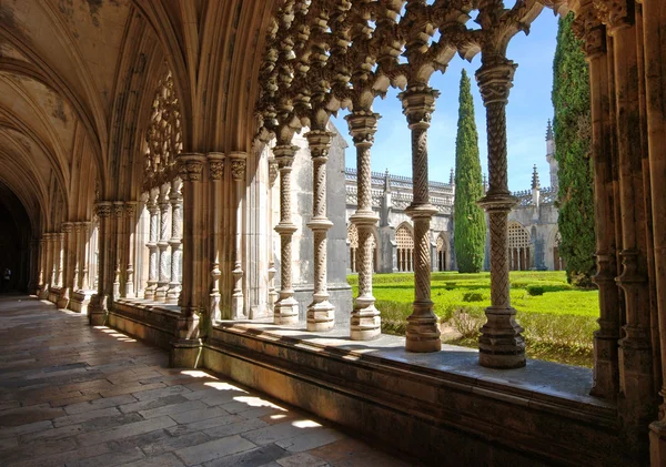 Starý klášter a zahradu, batalha, Portugalsko — Stock fotografie