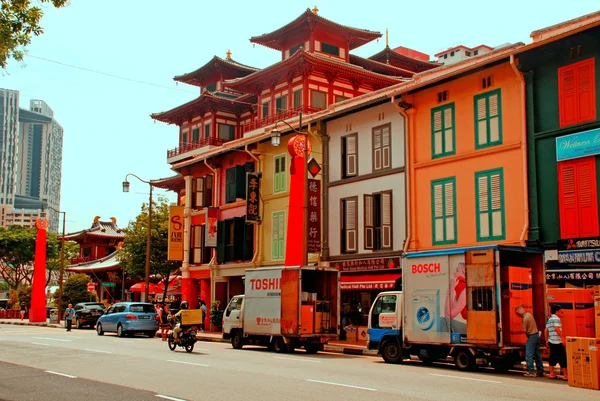 Singapore - Chinatown District — Stock Photo, Image