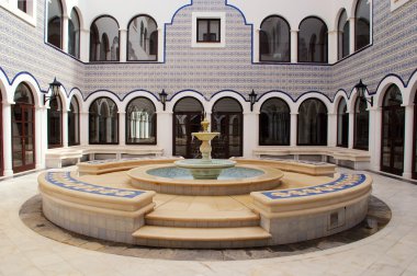 Fountain in arabic patio