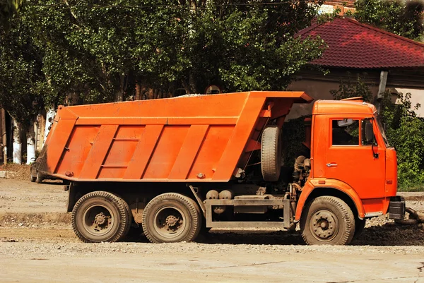 Útépítések teherautó — Stock Fotó