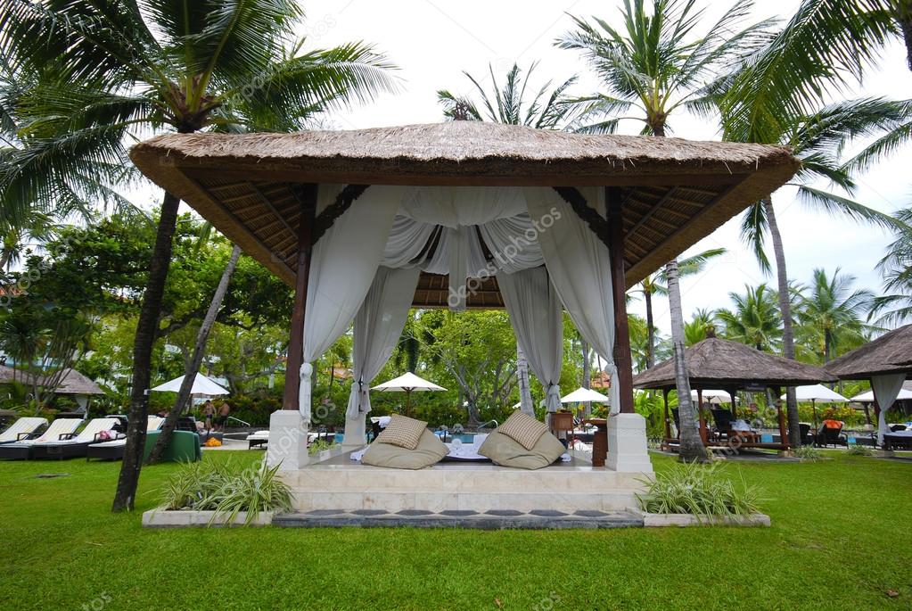 Gazebo At A Resort In Bali