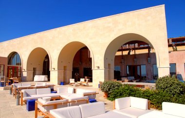 Açık salon mobilya yaz resort (Yunanistan ile Teras)