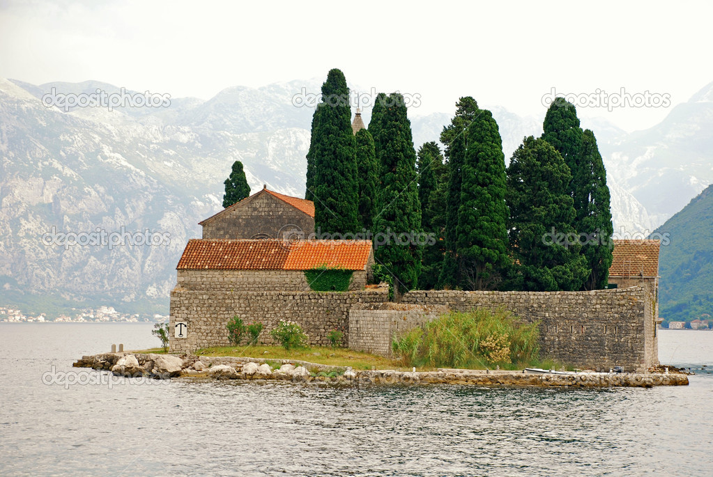 St. George Island in Kotor bay(Montenegro)