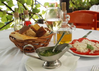 açık restaurant akşam yemeği