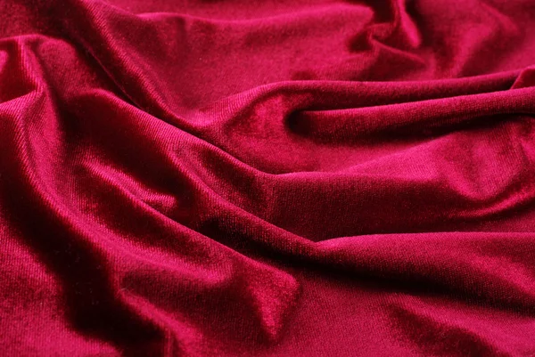 Fundo de veludo vermelho — Fotografia de Stock