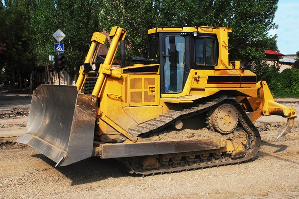 Bulldozer jaune — Photo