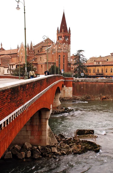 Verona på vintern — Stockfoto