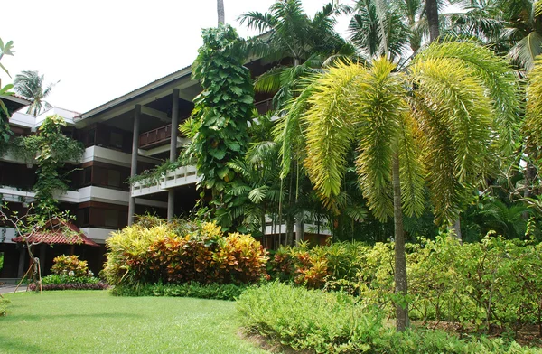 Tropický hotel resort na bali, Indonésie — Stock fotografie