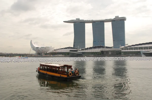 Singapur 'daki Marina Körfezi Kumları — Stok fotoğraf
