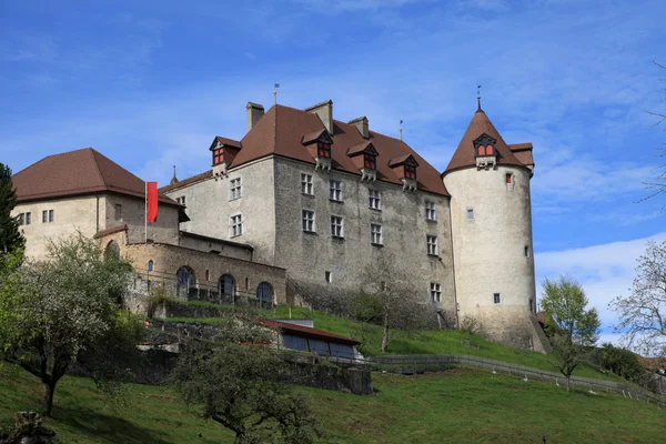 Chateau de gruyeres, Švýcarsko — Stock fotografie