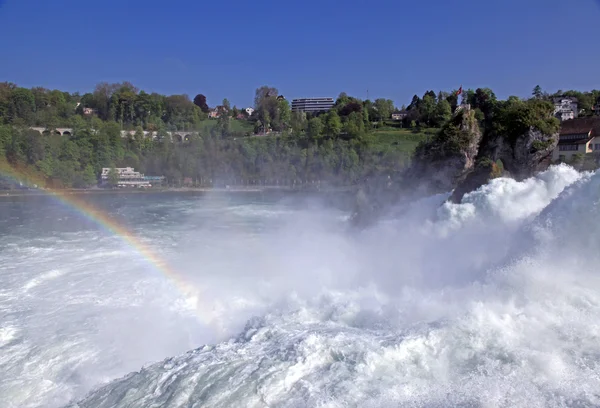 Híres rhein esik (schaffhausen, Svájc) — Stock Fotó