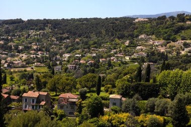 Village saint-paul-de-Vence'nin, provence, Fransa.