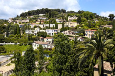Village saint-paul-de-Vence'nin, provence, Fransa.