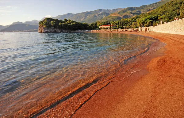 Plaży z widokiem na Morze Adriatyckie — Zdjęcie stockowe