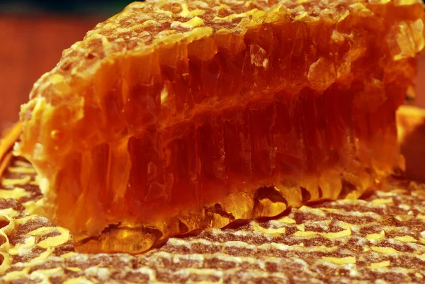 Honey and honeycomb — Stock Photo, Image