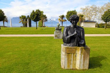 ella fitzgerald, montreux, İsviçre için bronz heykel.