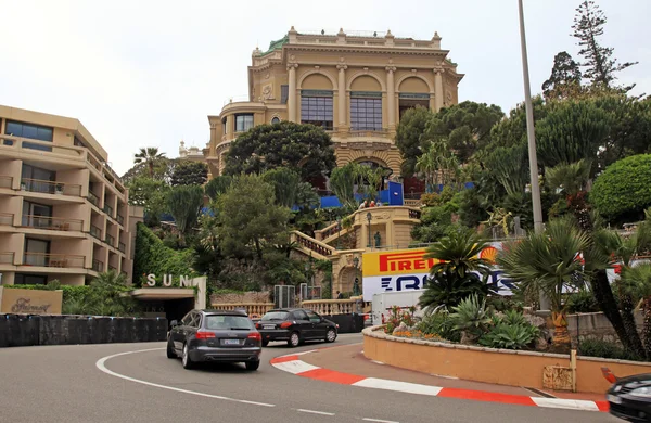 Les rues de Monaco avant les courses du Grand Prix de Formule 1 de Monaco — Photo