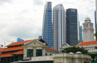 Singapur şehir cityscape
