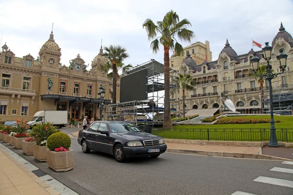 Kasino monte-carlo a hotel de paris v monte carlo, Monako — Stock fotografie